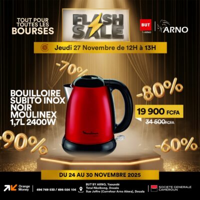 Bouilloire Subito INOX Noir Moulinex 1,7L 2400W